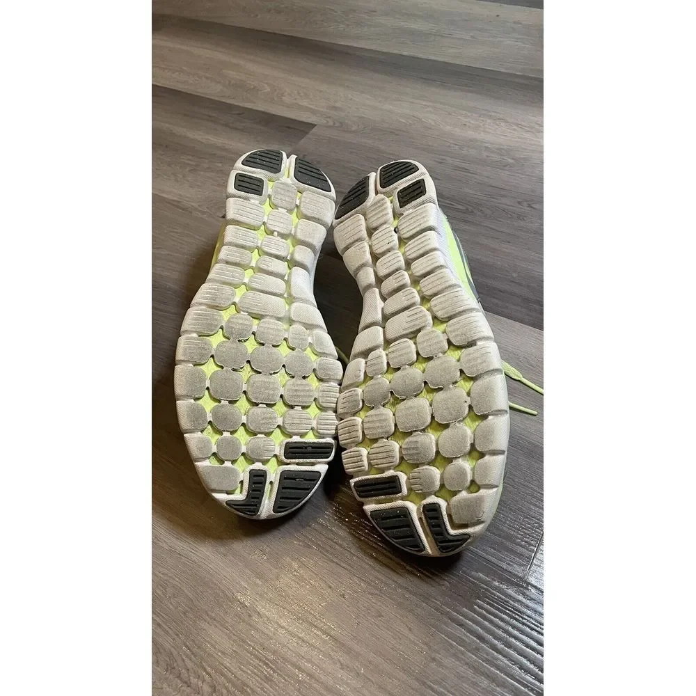 Nike‎ Womens Flex 512108-003 Gray Green Running Shoes Lace Up Low Top Size 9